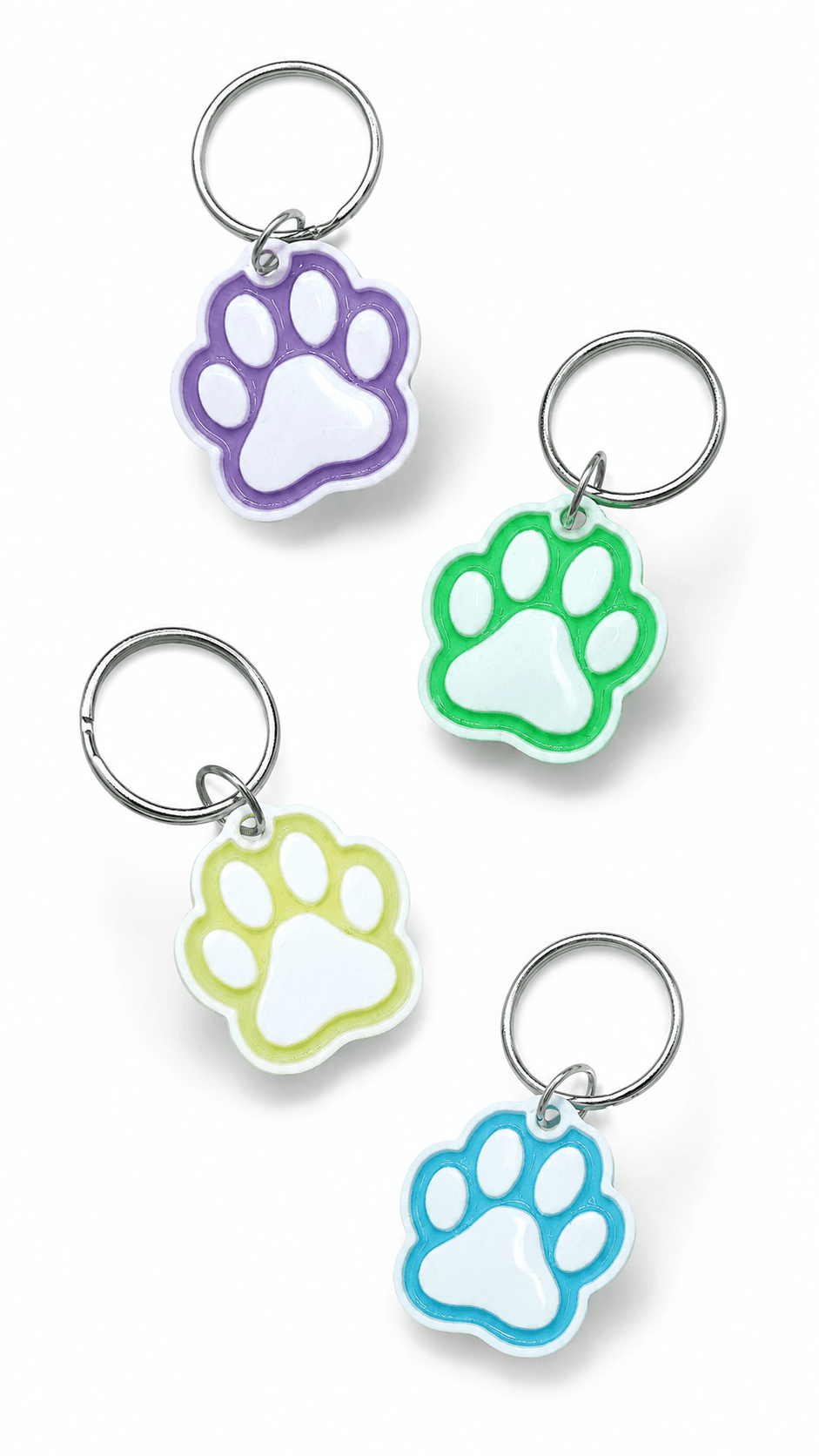 Placas inteligentes para perros Boowtag en varios colores